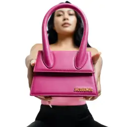 Jacquemus Le Chiquito Moyen Bag Pink for rent on The Volte - image 4