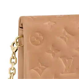 Louis Vuitton Coussin Pochette Bag Camel for rent on The Volte - image 2