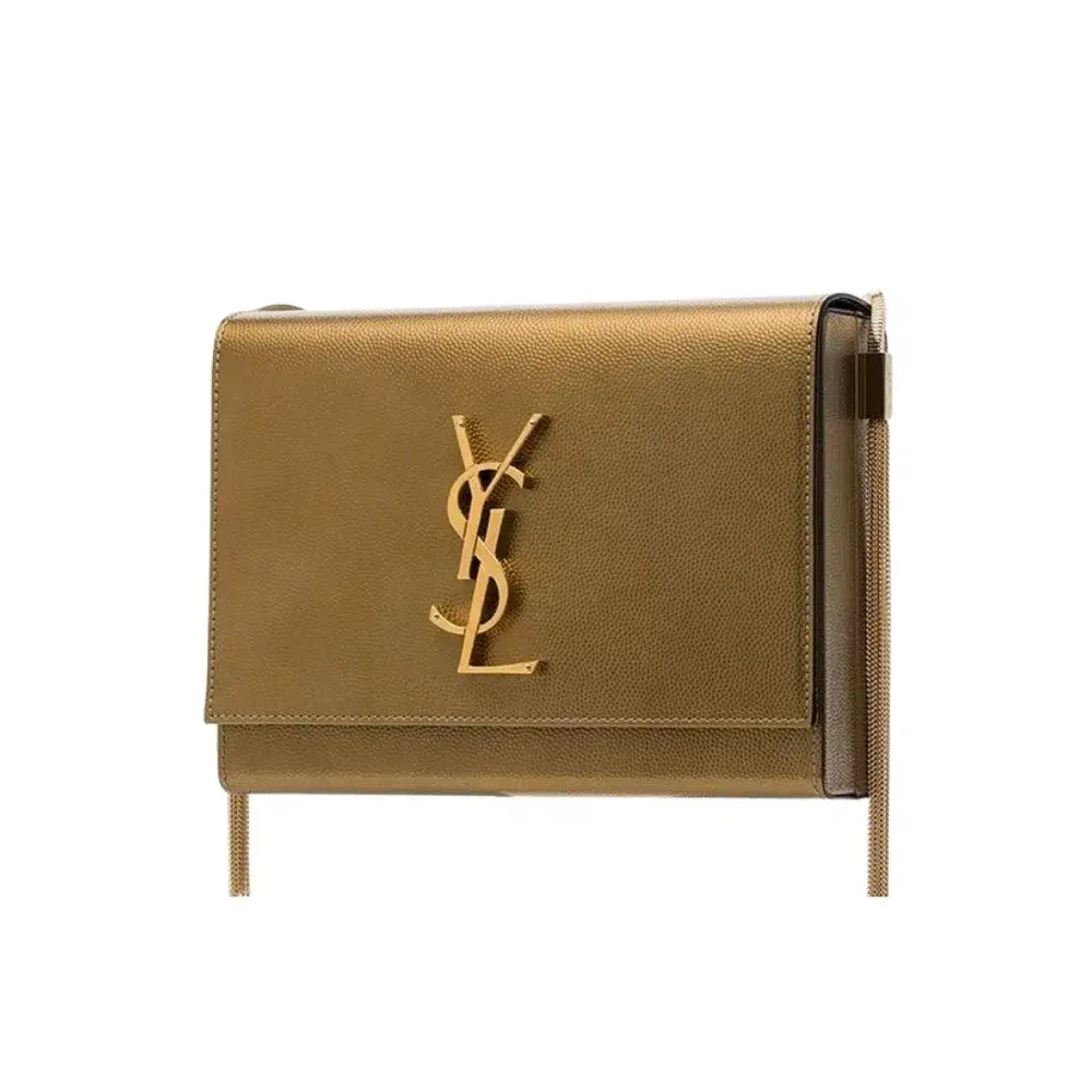 Saint Laurent Kate Box Bag Gold for rent on The Volte - main image