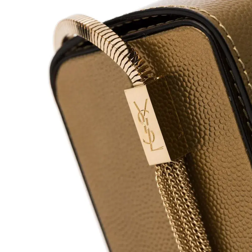 Saint Laurent Kate Box Bag Gold for rent on The Volte - main image