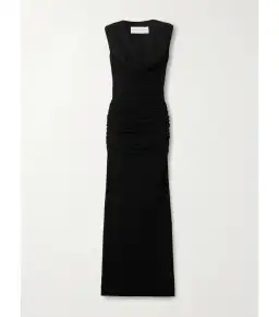 Michael Lo Sordo Drape Front Maxi Dress in Black AU 12 for rent on The Volte - image 3