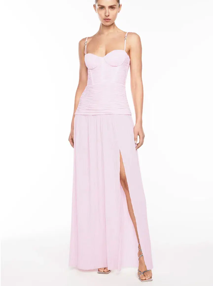 Double Time Pleat Dress - Image 1