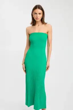 Kookai Serah Strapless Dress Green Size 10 for rent on The Volte - image 2