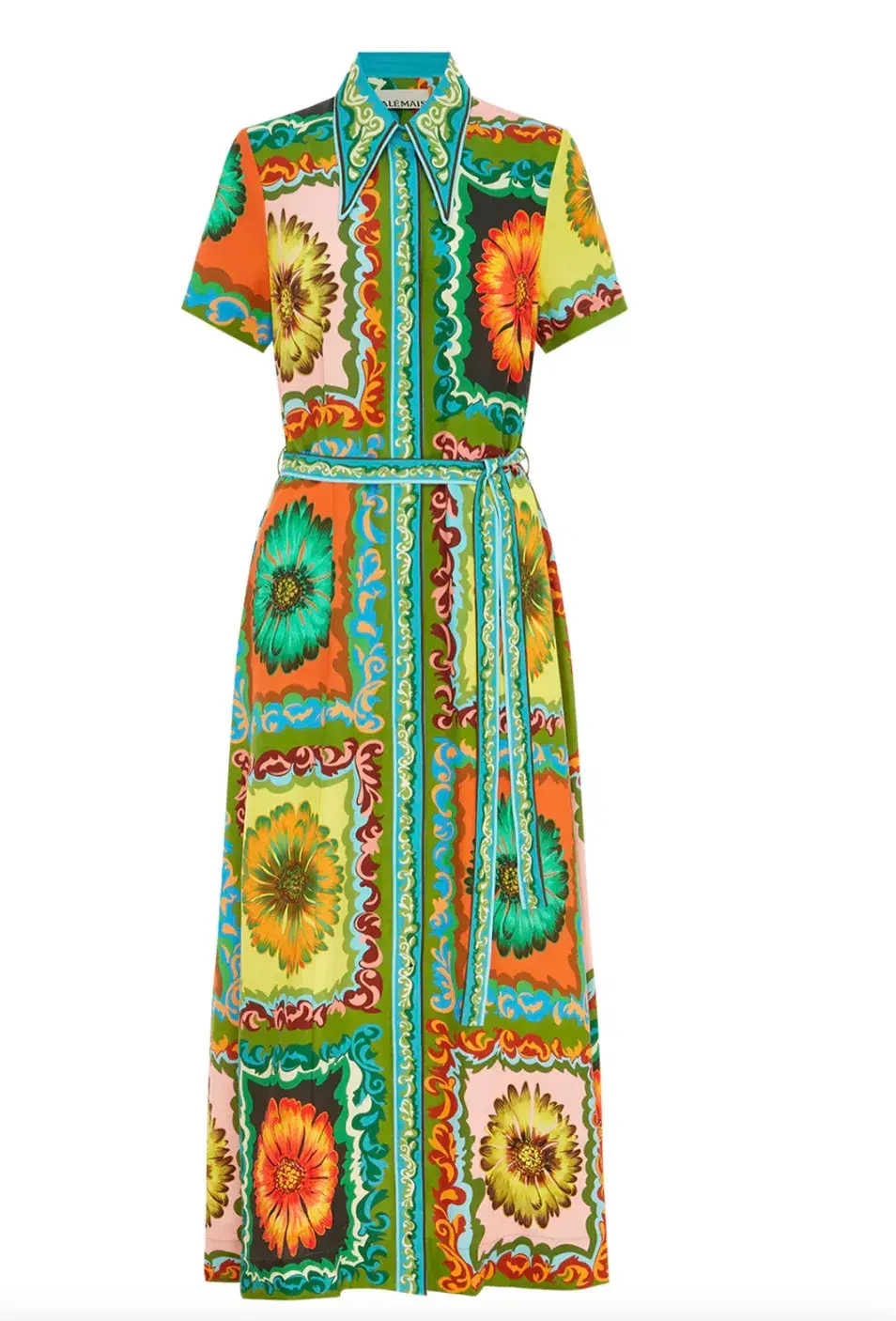 Alemais Disco Daisy Shirtdress Multicolour Size 10 for rent on The Volte - main image