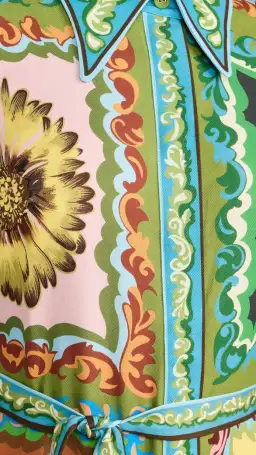 Alemais Disco Daisy Shirtdress Multicolour Size 10 for rent on The Volte - image 10