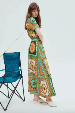 Alemais Disco Daisy Shirtdress Multicolour Size 10 for rent on The Volte - image 8