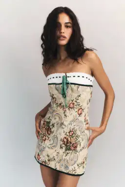 With Jean Sabrin Mini Dress in Tabi Size M / AU 8 for rent on The Volte - image 1