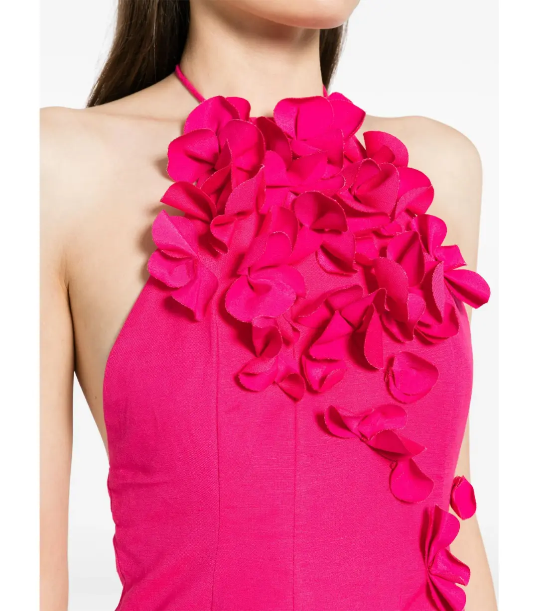 Acler Toren Mini Dress in Pink Size AU 10 for rent on The Volte - main image