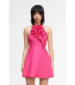 Acler Toren Mini Dress in Pink Size AU 10 for rent on The Volte - image 5