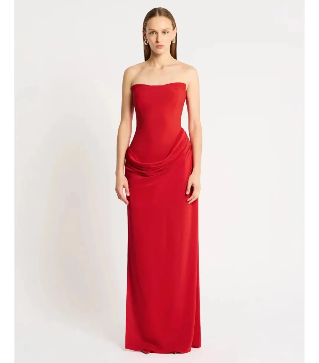 Sass and Bide Kahlo Dress in Red Size AU 8 for rent on The Volte - main image