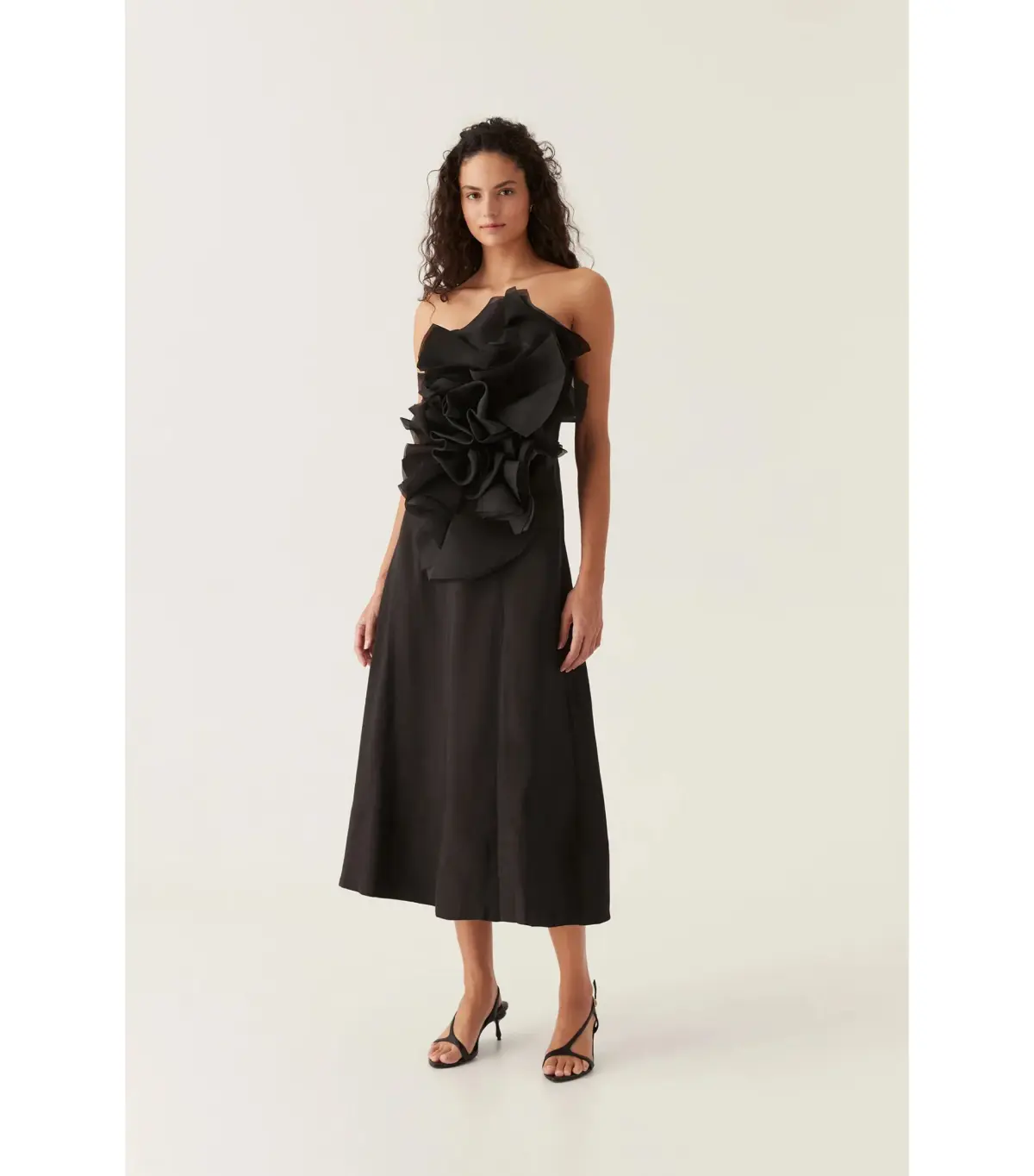 Aje Energy Midi Dress in Black Size AU 8  - Image 2