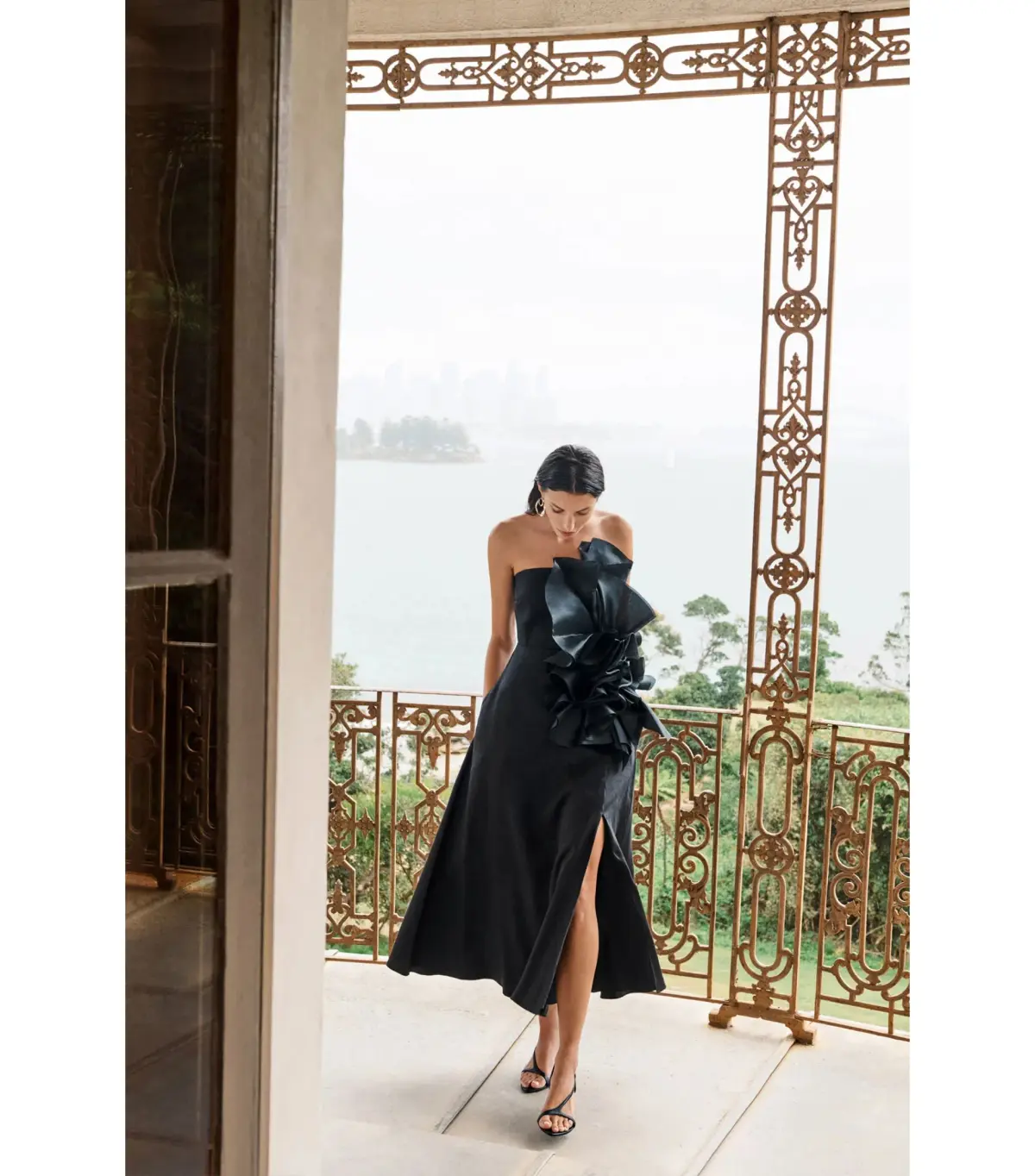 Aje Energy Midi Dress in Black Size AU 8  - Image 5
