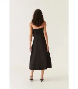 Aje Energy Midi Dress in Black Size AU 8 for rent on The Volte - image 3