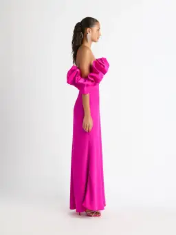 Sheike Margot Maxi Dress Magenta Pink Size 6 for rent on The Volte - image 4