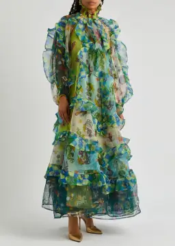 Alemais Guardian Ruffled Silk Organza Gown Size 10 Au for rent on The Volte - image 3