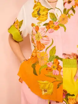 ALEMAIS Silas Shirt & Pant Set Floral Multi Size 10 for rent on The Volte - image 13