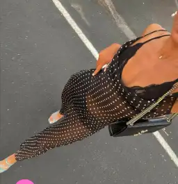 Rat & Boa Giselle Polka Dot Sheet Maxi Dress Black Size Xxs / Size 6 for rent on The Volte - image 6