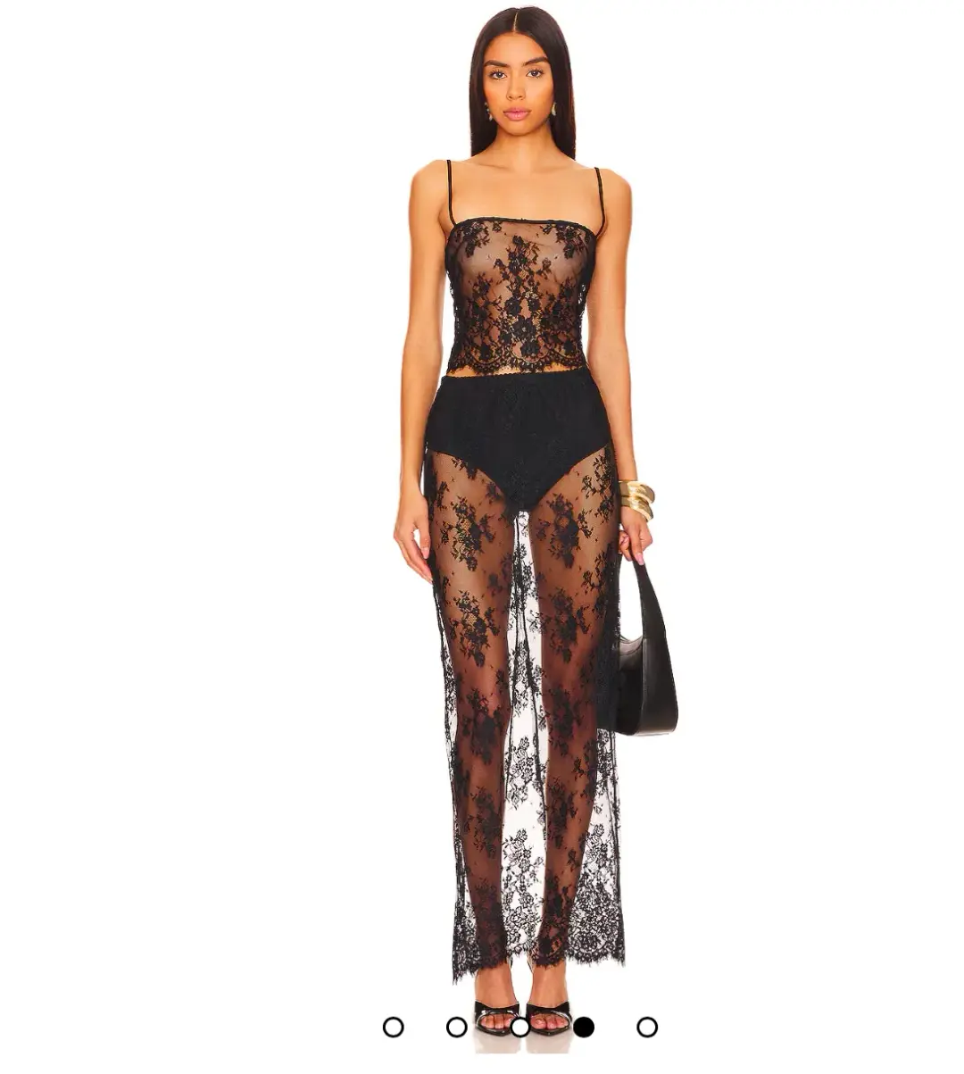 NBD Anjali Maxi Skirt in Black Size 6/XXS for rent on The Volte - main image