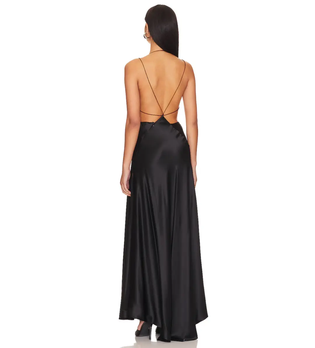 Michael Lo Sordo Tash Gown Black Size AU 8 for rent on The Volte - main image