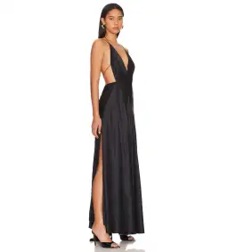 Michael Lo Sordo Tash Gown Black Size AU 8 for rent on The Volte - image 3