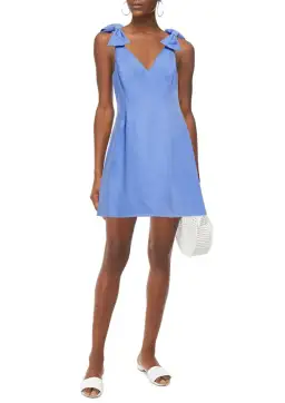 Zimmermann Corsage Tie Mini Dress in Jacaranda Size 0 / AU 8 for rent on The Volte - image 1