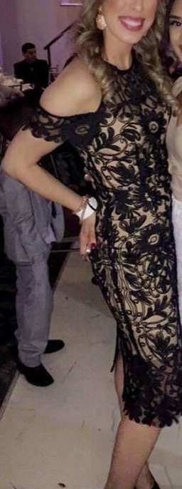 THURLEY Eden Midi Dress Black Size 8 for rent on The Volte - image 4