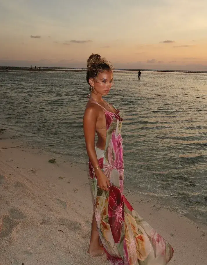 Jaded London Dahlia Maxi Dress Floral Size AU 6 for rent on The Volte - main image