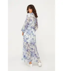 Sheike Bella Blue Maxi Dress Floral Size AU 14 for rent on The Volte - image 4