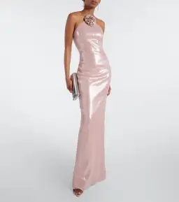 Rebecca Vallance Paige Gown Champagne Size 8