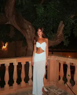 Natalie Rolt Dahlia Dress Baby Blue Size 1 / AU 8 for rent on The Volte - image 1