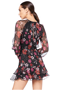 La Maison Talulah Wild Bloom Long Sleeve Mini Dress In Winter Size 6 for rent on The Volte - image 4