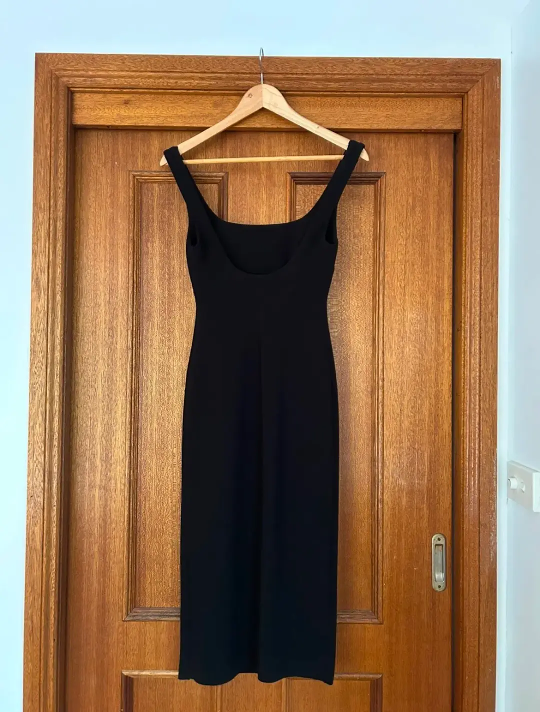 Bec & Bridge Elle Midi Dress Black Size AU 8 for rent on The Volte - main image