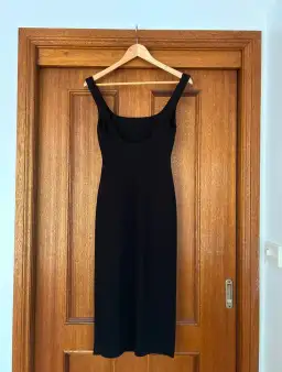 Bec & Bridge Elle Midi Dress Black Size AU 8 for rent on The Volte - image 1