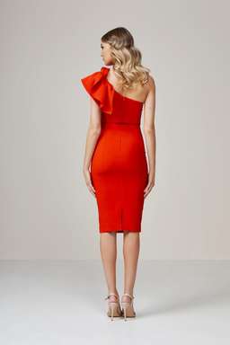 Bianca & Bridgett Karen Dress - Red 10 for rent on The Volte - image 3