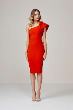 Bianca & Bridgett Karen Dress - Red 10 for rent on The Volte - image 1
