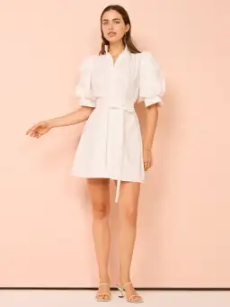 Leo Lin Eli Mini Dress Snow Size 10 for rent on The Volte - image 1