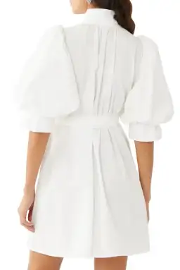 Leo Lin Eli Mini Dress Snow Size 10 for rent on The Volte - image 4