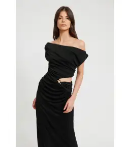Tojha Kaia Dress Black Size AU 8 for rent on The Volte - image 3