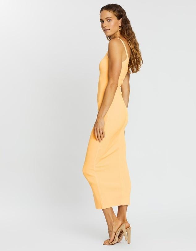 Bec & Bridge Citrus Club Midi Dress Yellow Size 6 - Image 2