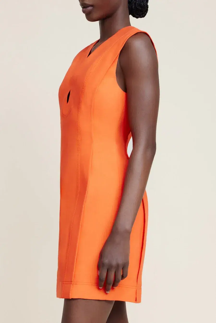 Acler Coolidge Mini Dress Orange Size 8 for rent on The Volte - main image