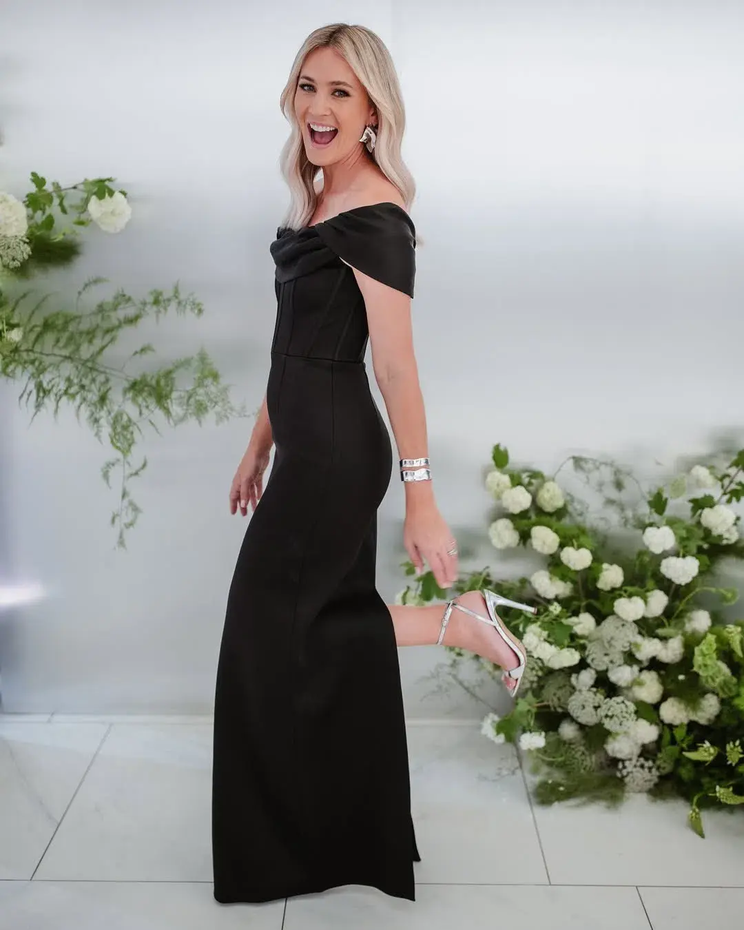 Rebecca Vallance Lia Gown Black Size 8 for rent on The Volte - main image