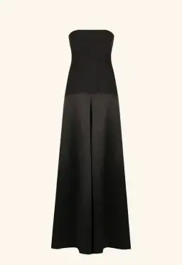 Shona Joy Adri Strapless Panelled Maxi Dress in Black Size 12 for rent on The Volte - image 7