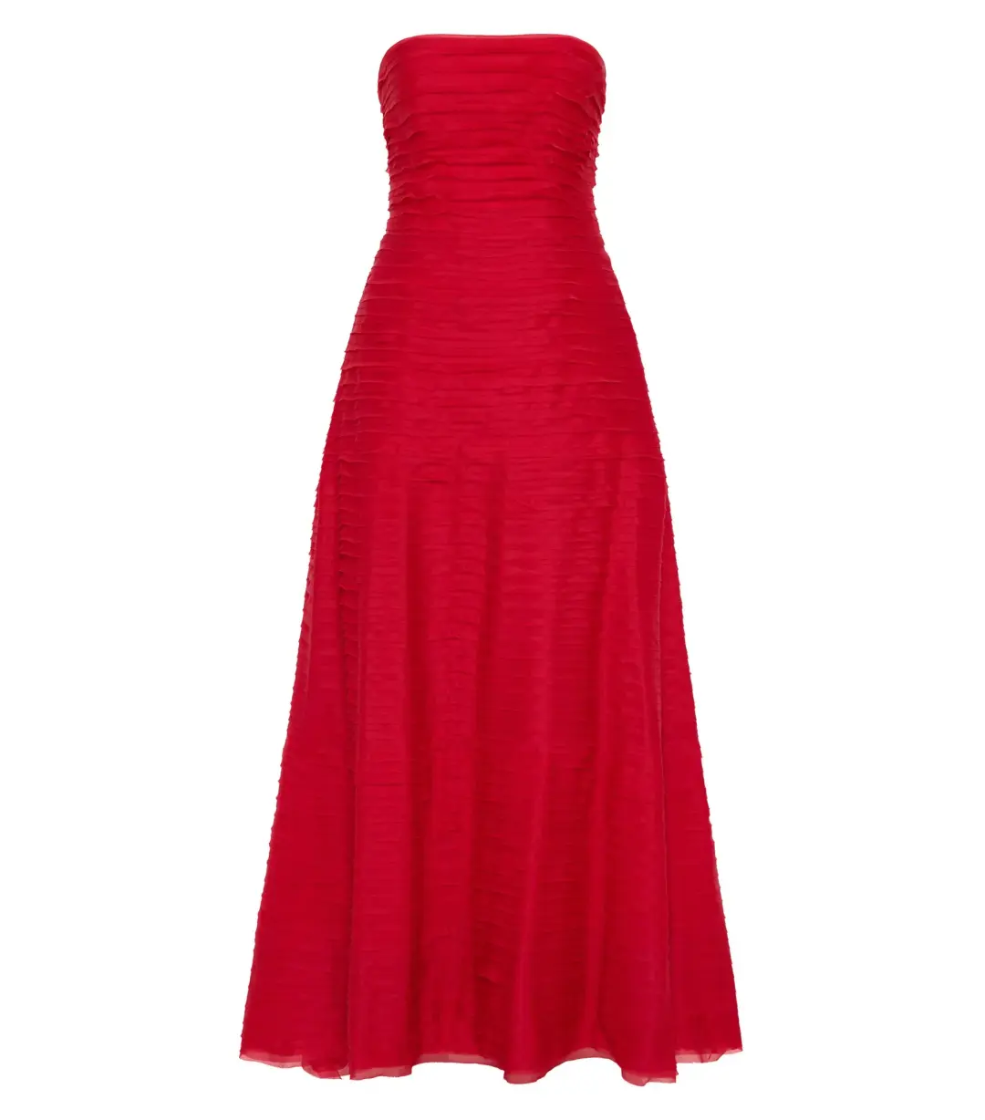 Aje Soundscape Maxi Dress Scarlet Red Size AU 10 for rent on The Volte - main image