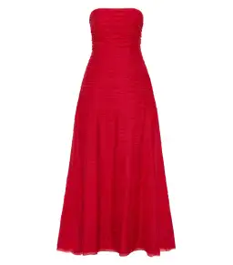 Aje Soundscape Maxi Dress Scarlet Red Size AU 10 for rent on The Volte - image 4