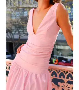 By Nicola Bowie Maxi Dress Marshmallow Size AU 16 for rent on The Volte - image 2