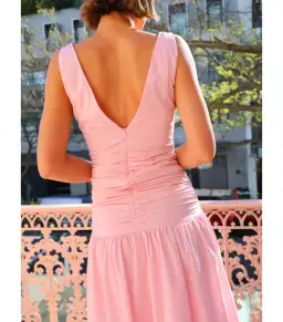 By Nicola Bowie Maxi Dress Marshmallow Size AU 16 for rent on The Volte - image 4