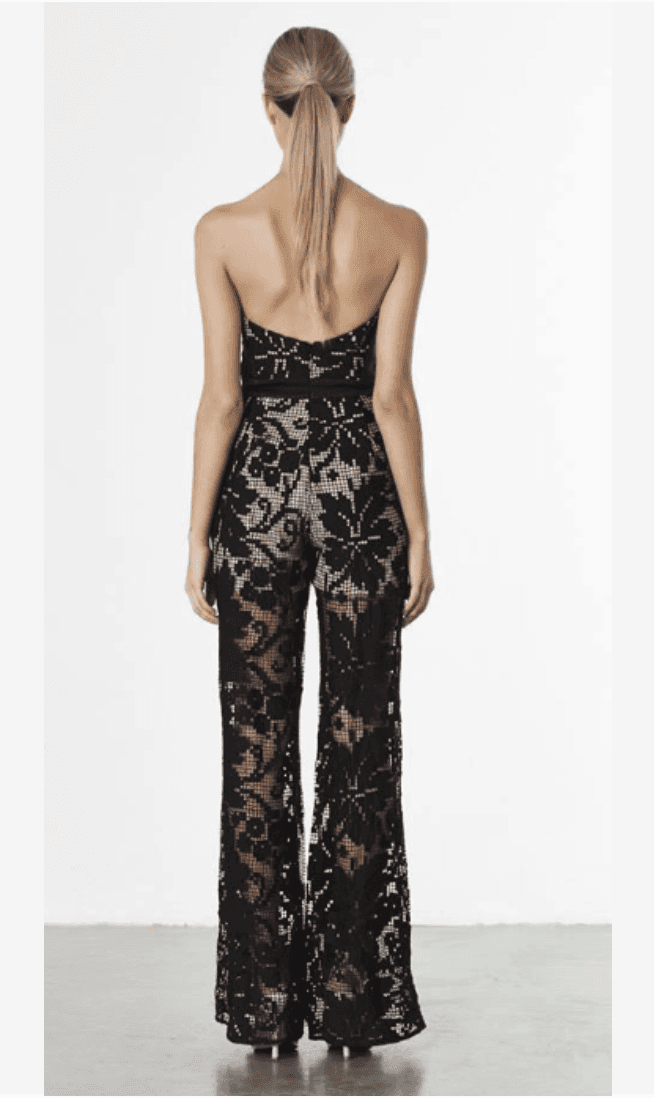 Elliatt Muse Playsuit Black Lace 8 for rent on The Volte - main image