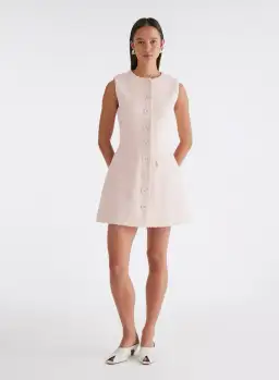 Anna Quan The Sofia Dress in Blush Size AU 6 for rent on The Volte - image 1