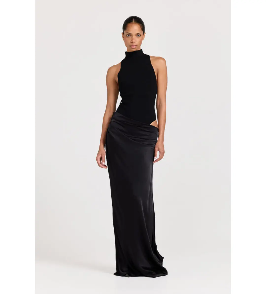 Henne Soraia Dress Black Size AU 8 for rent on The Volte - main image
