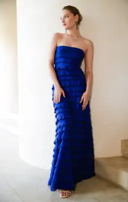 Sacha Drake Maddison Maxi Dress Sapphire Size 10